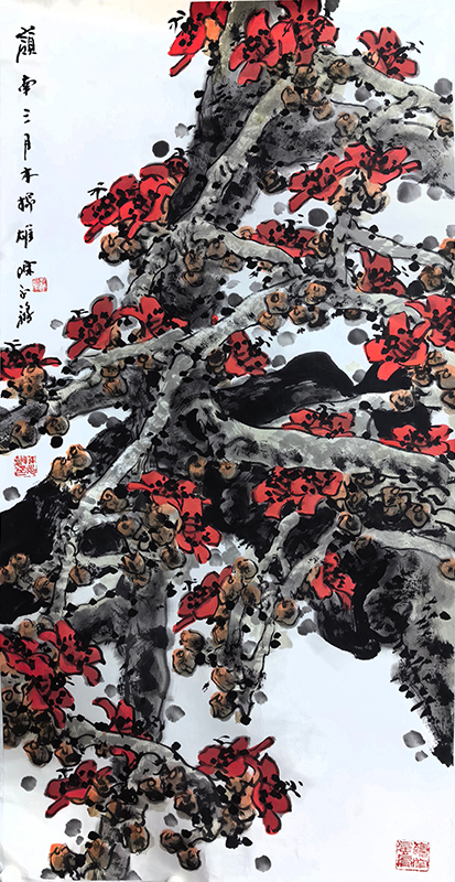 岭南花木 时代雄风——当代著名花鸟画家陈永锵先生画作(馆藏名家作品乙巳新春线上展)赏读